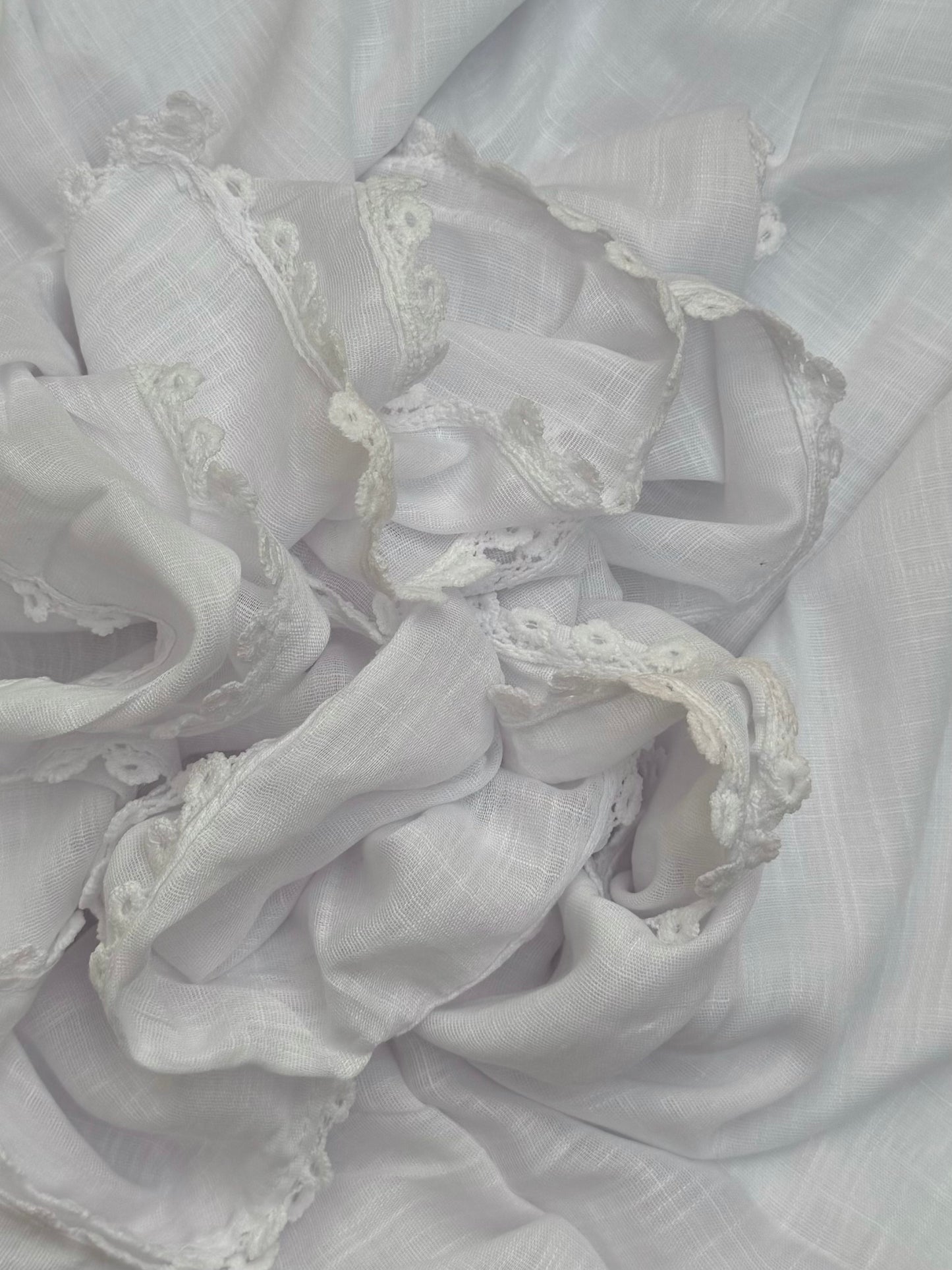 Maxi plain Turkish kinaari dove white hijab