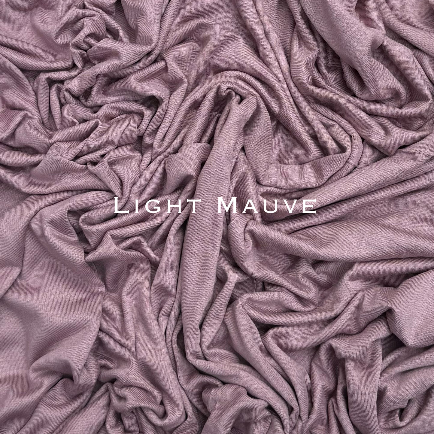 Standard & Maxi premium stitched jersey plain light mauve hijab