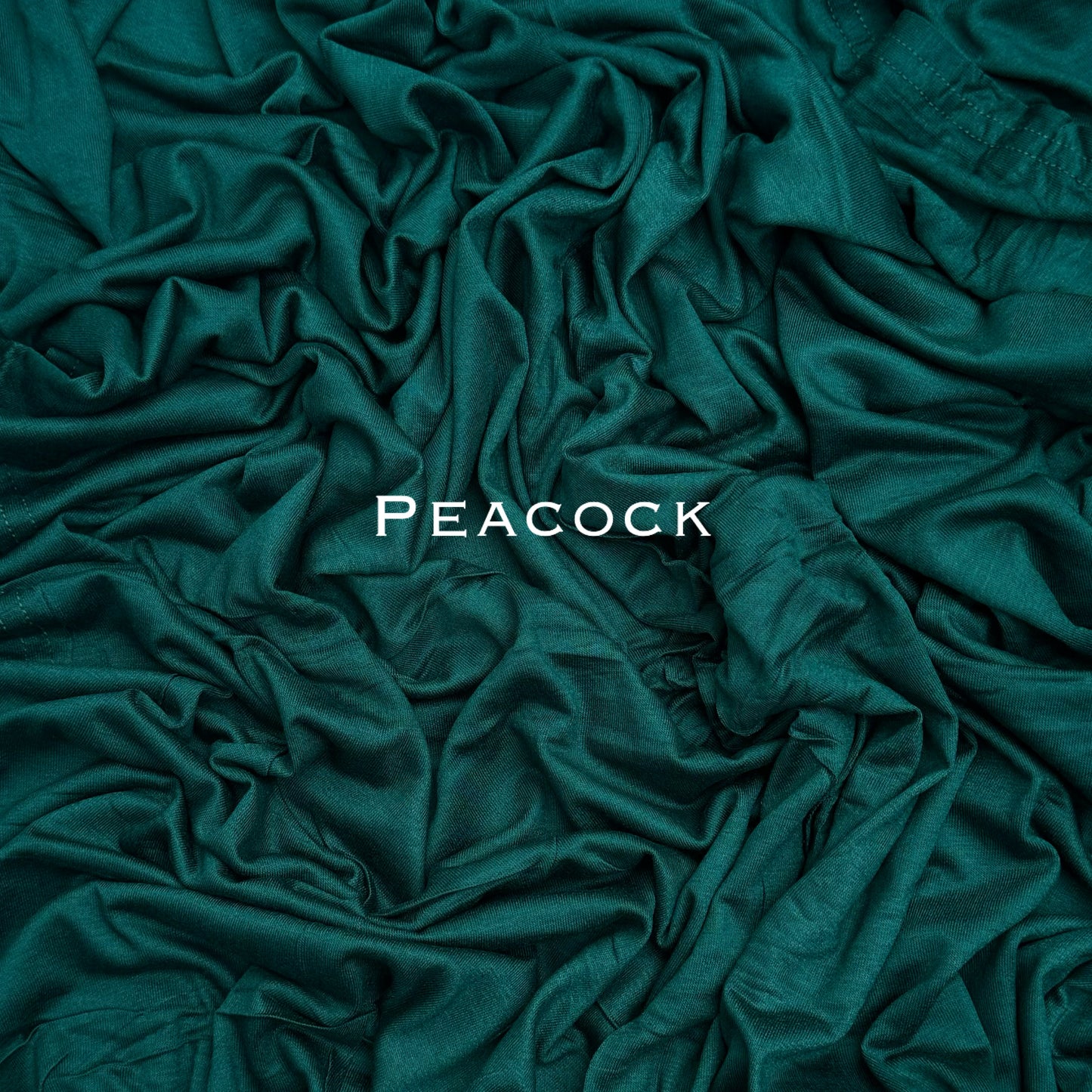 Standard & Maxi premium stitched jersey Plain peacock hijab