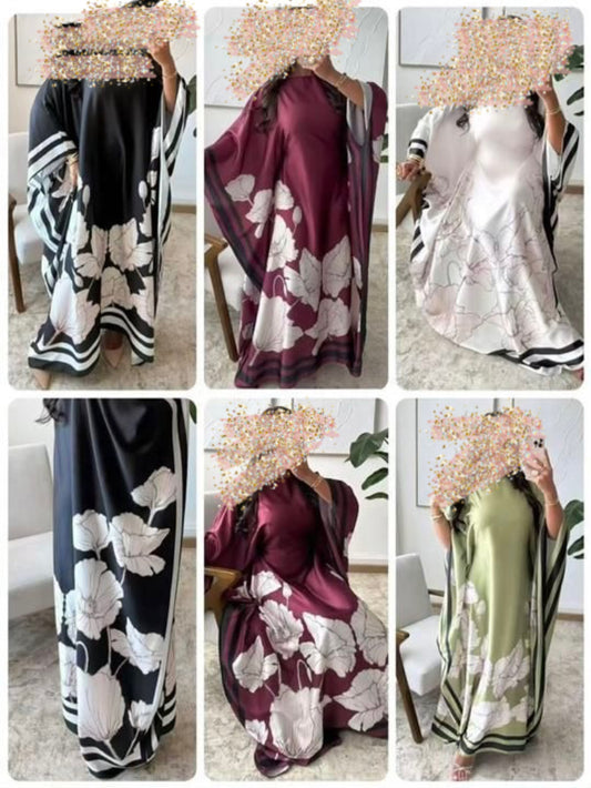 Forest Kaftan abaya style dress free size