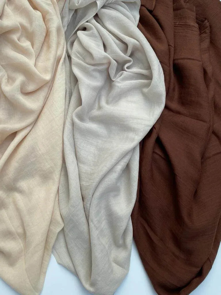 Modal Malai maxi pink chai hijab - Hijab Junkie UK
