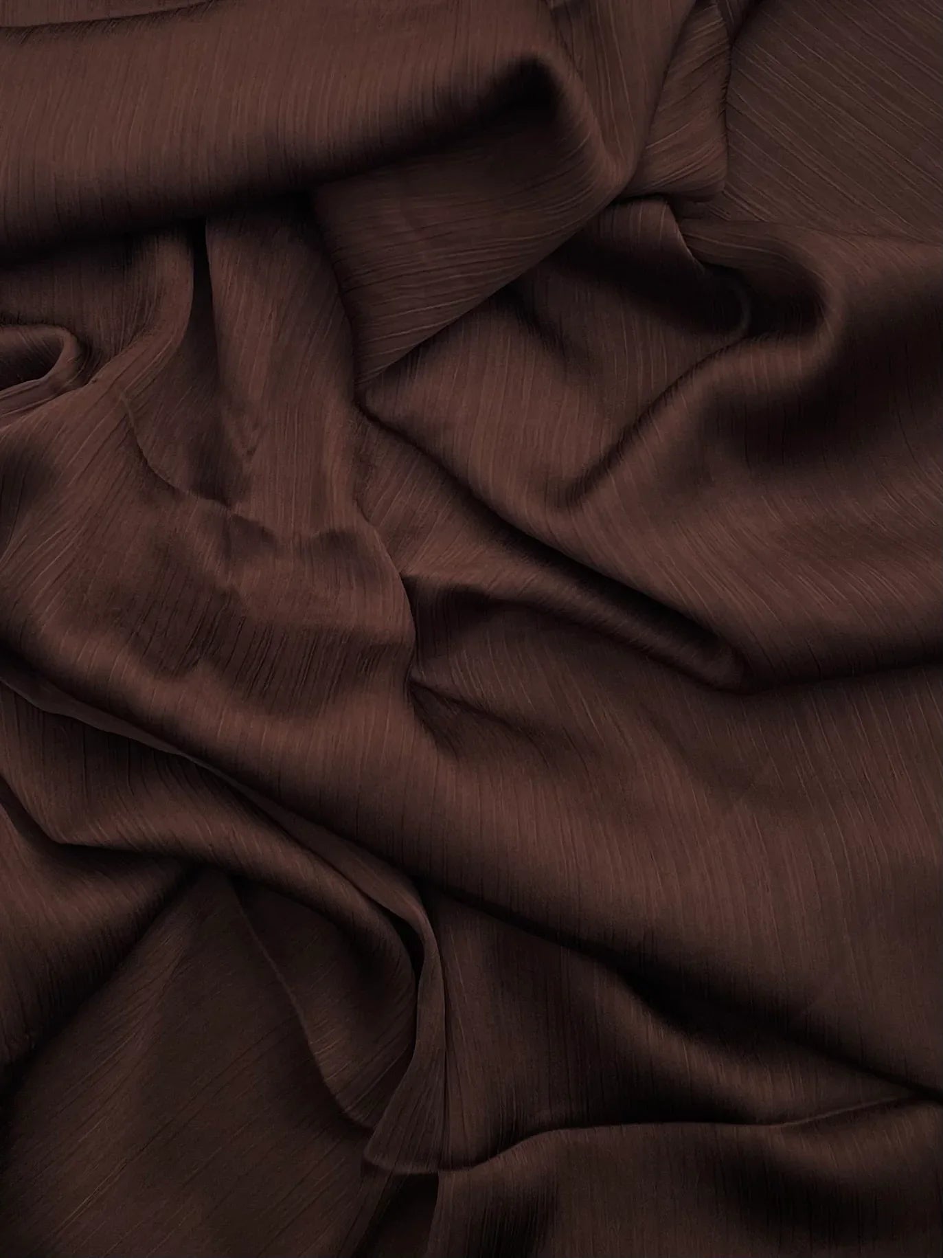 Matt Dubai crinkle silk fudge hijab - Hijab Junkie UK