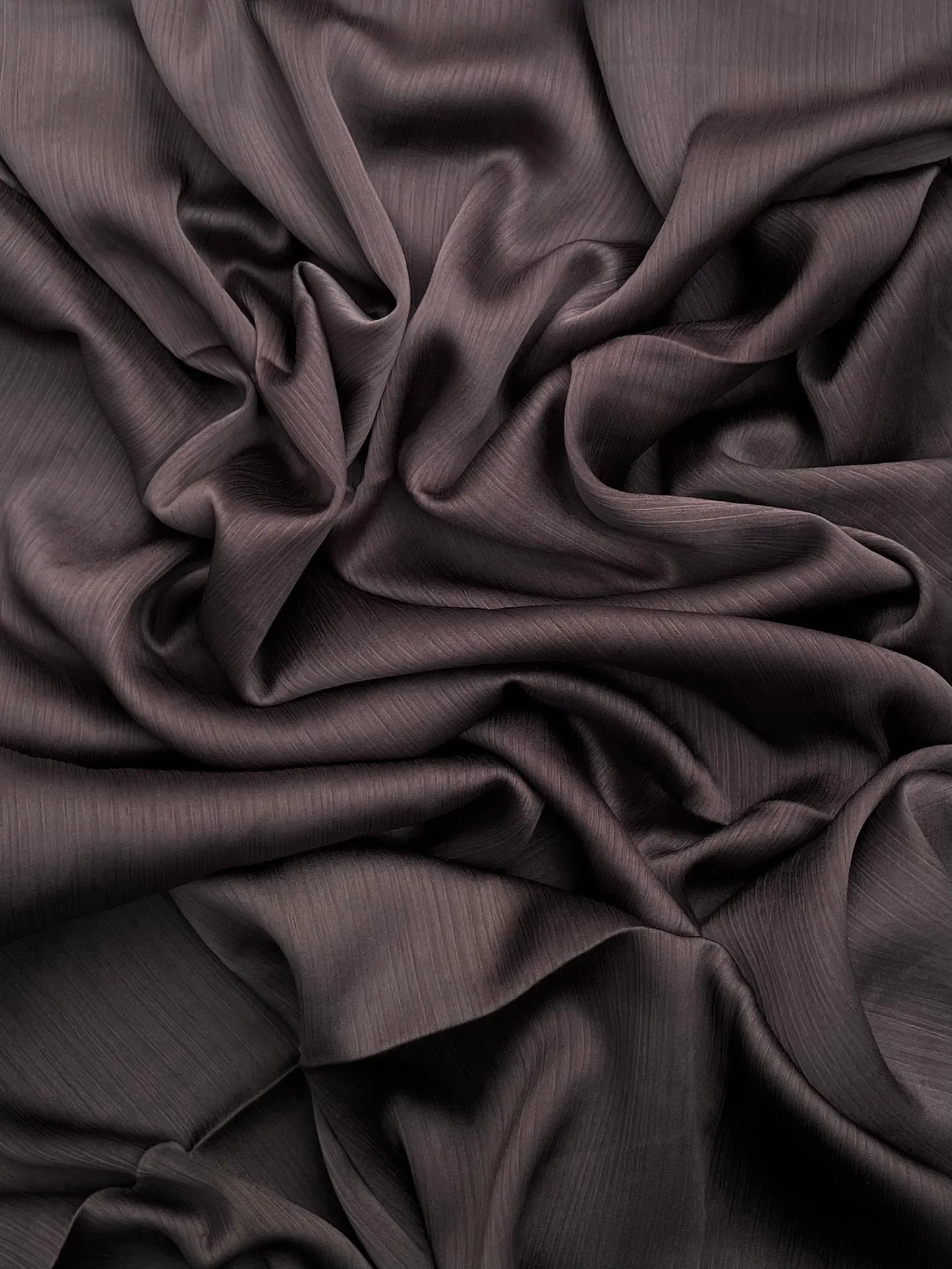 Matt Dubai crinkle silk espresso hijab - Hijab Junkie UK