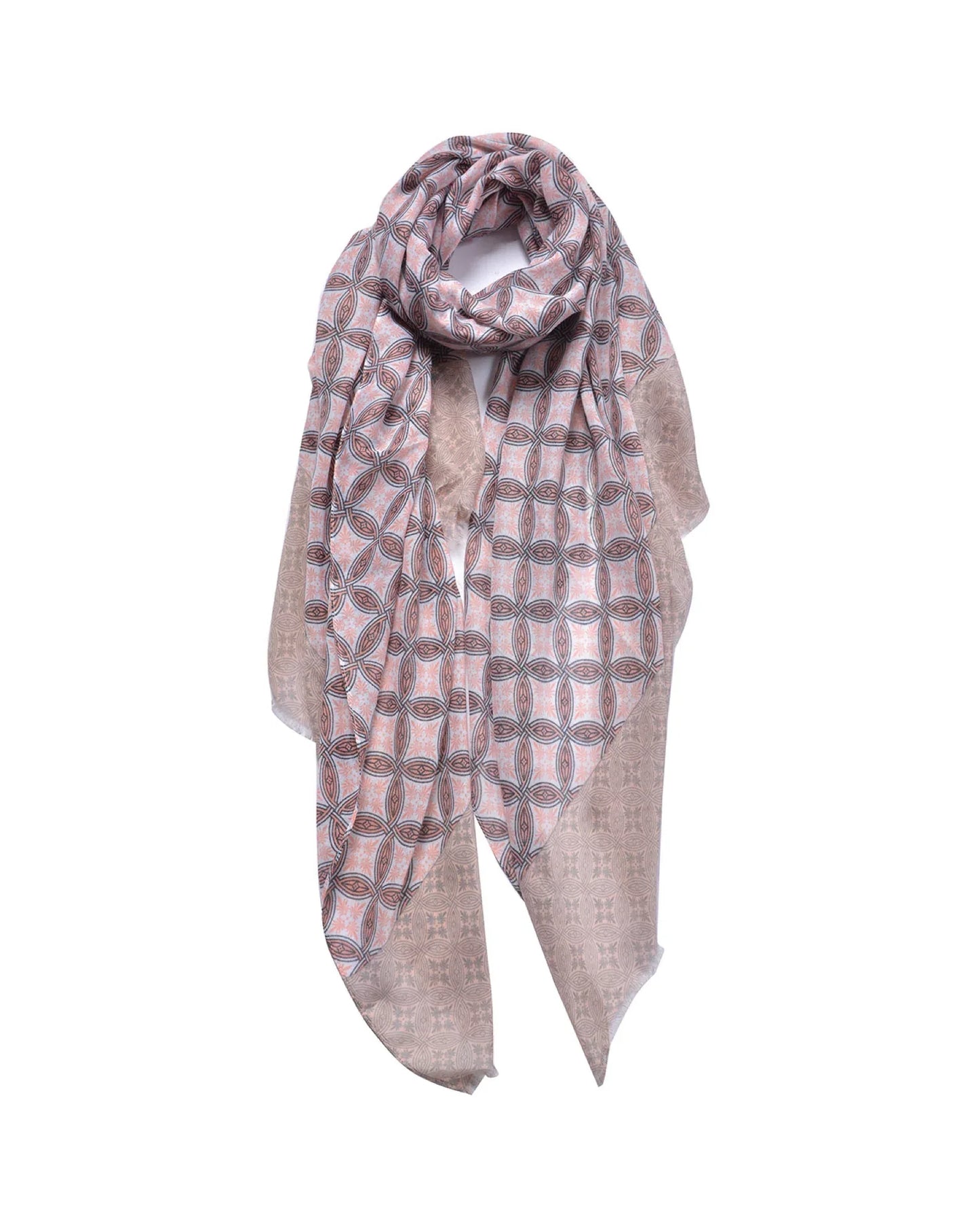 Maxi light printed dazzle black hijab - Hijab Junkie UK