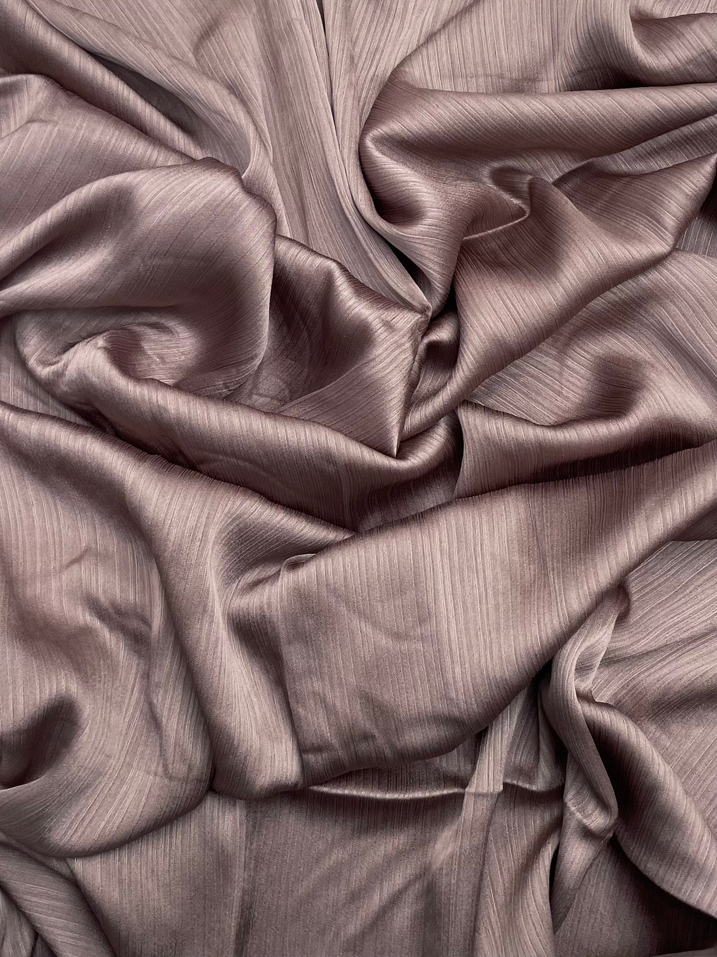 Matt Dubai crinkle silk taupe hijab