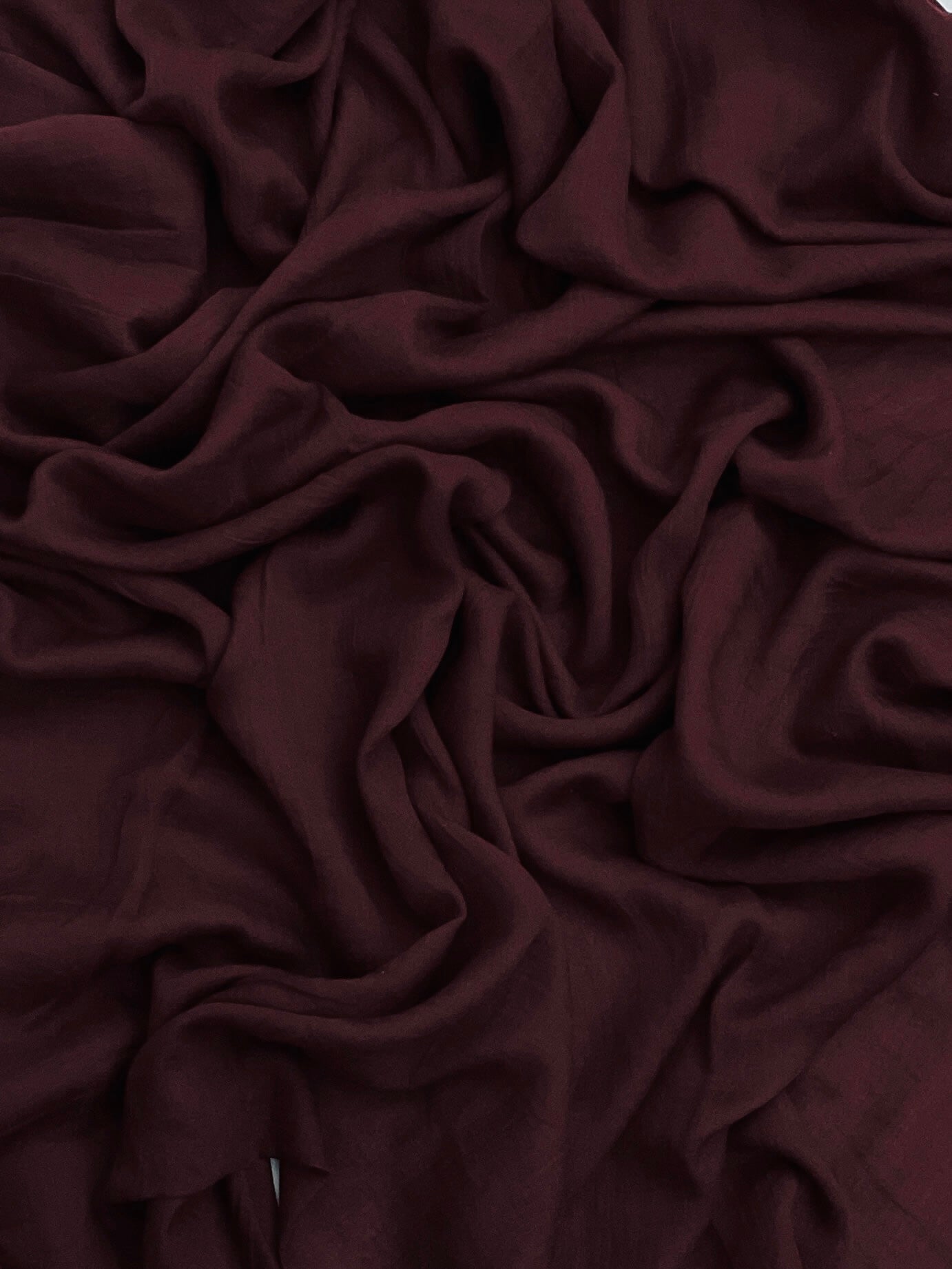 Modal Malai plain dark ruby maxi hijab