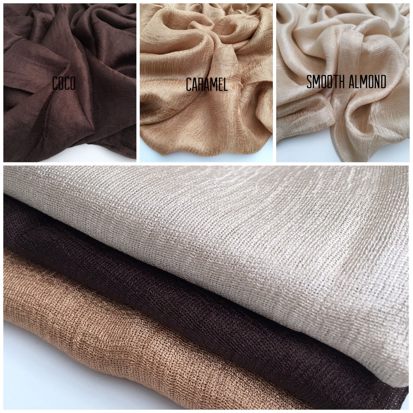 luxury Indian plain fudge maxi hijab