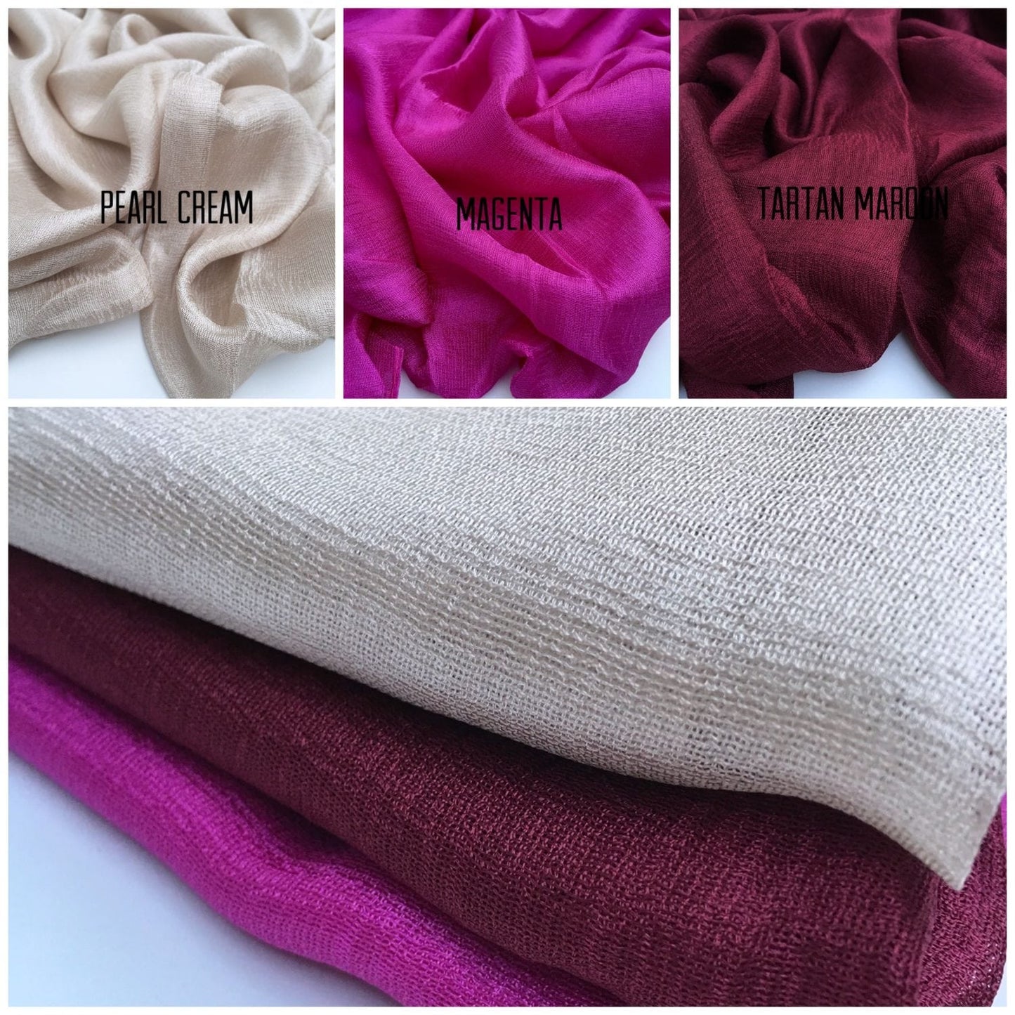 luxury Indian plain dark smooth peach maxi hijab