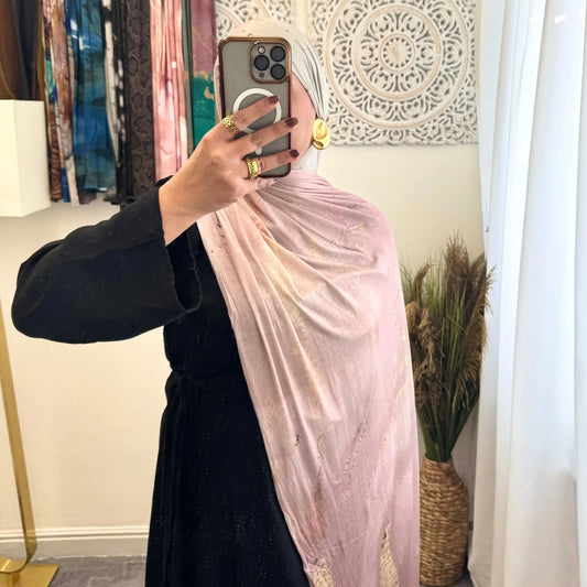 Premium Jersey Pale Pink hijab - Hijab Junkie UK