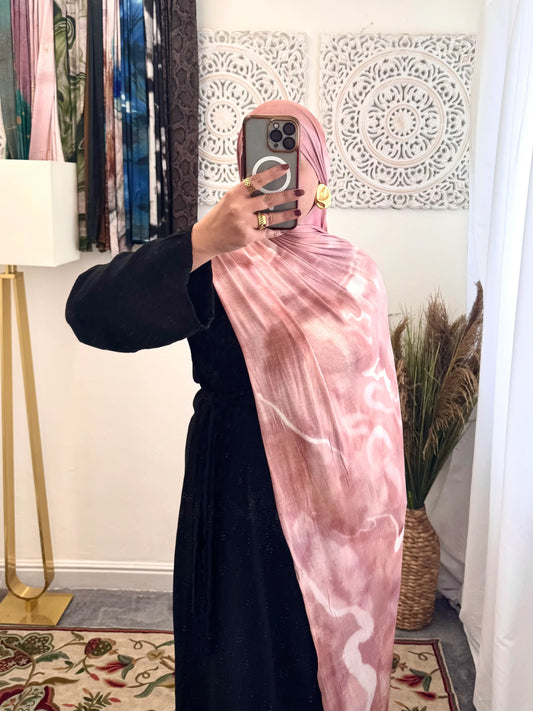 Premium Jersey Hubba Bubba Pink hijab - Hijab Junkie UK