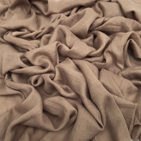 Modal Malai maxi plain latte hijab