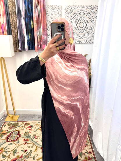Premium Jersey Lemonade Ripple hijab - Hijab Junkie UK