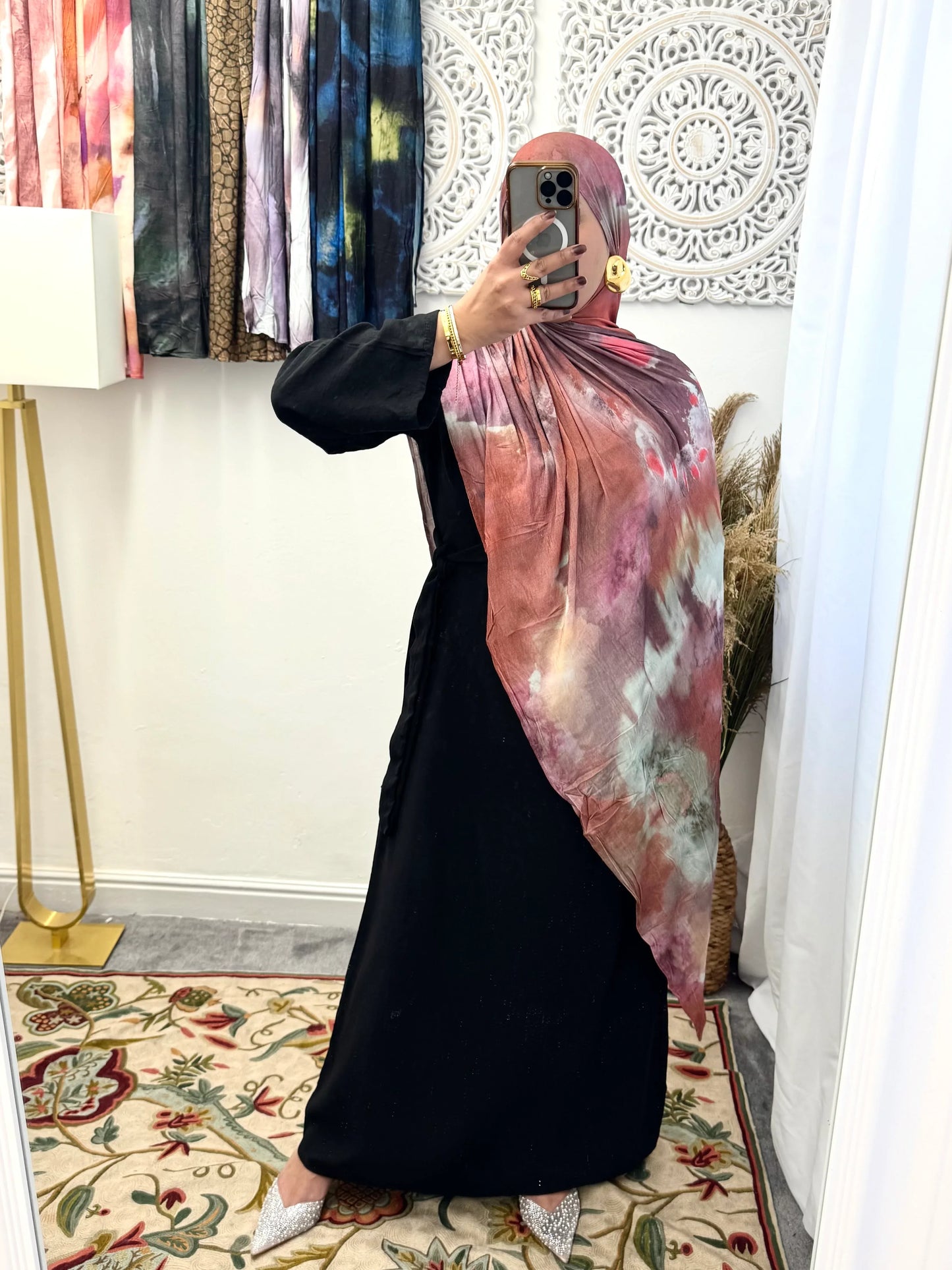 Premium Jersey Rasberry Pink hijab - Hijab Junkie UK