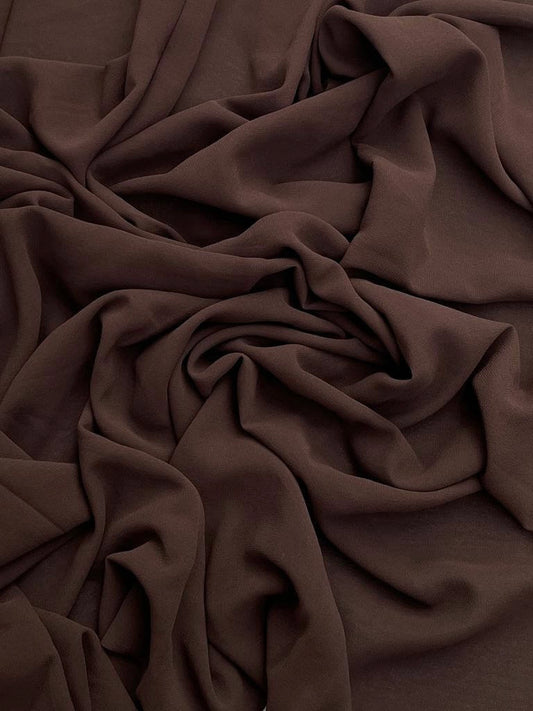 Maxi premium chiffon umber brown hijab