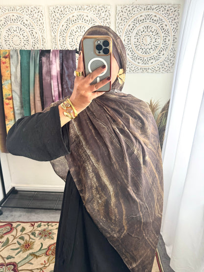 Water coloured Modal Printed Zaitoon Hijab
