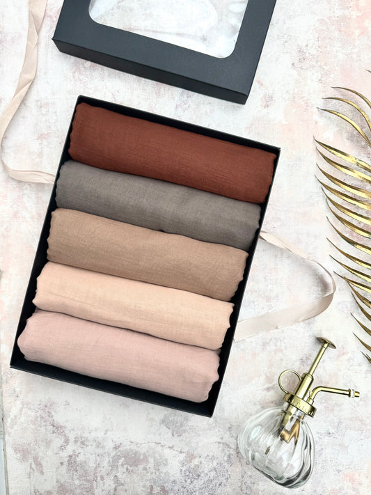 Malai Modal 5 truffle hijab gift set