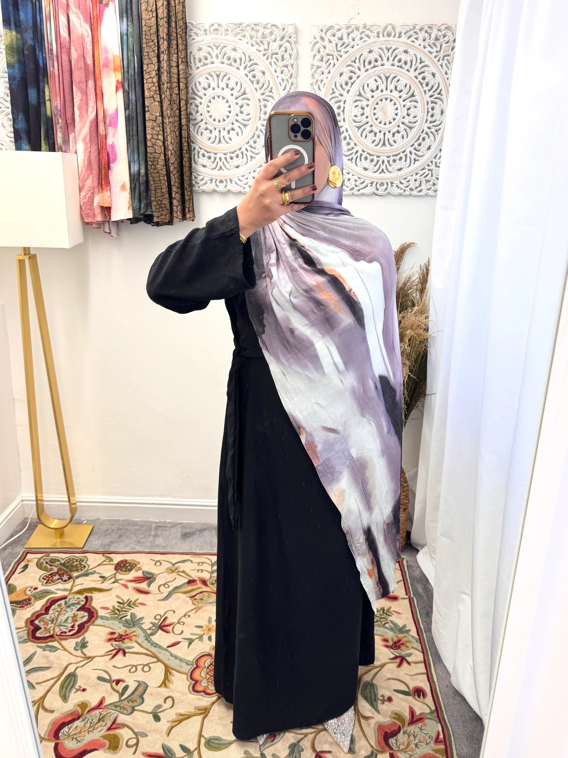 Premium Jersey Iris hijab - Hijab Junkie UK