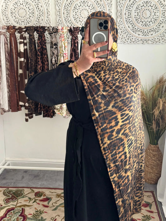 Premium Jersey Wild Saharah hijab - Hijab Junkie UK