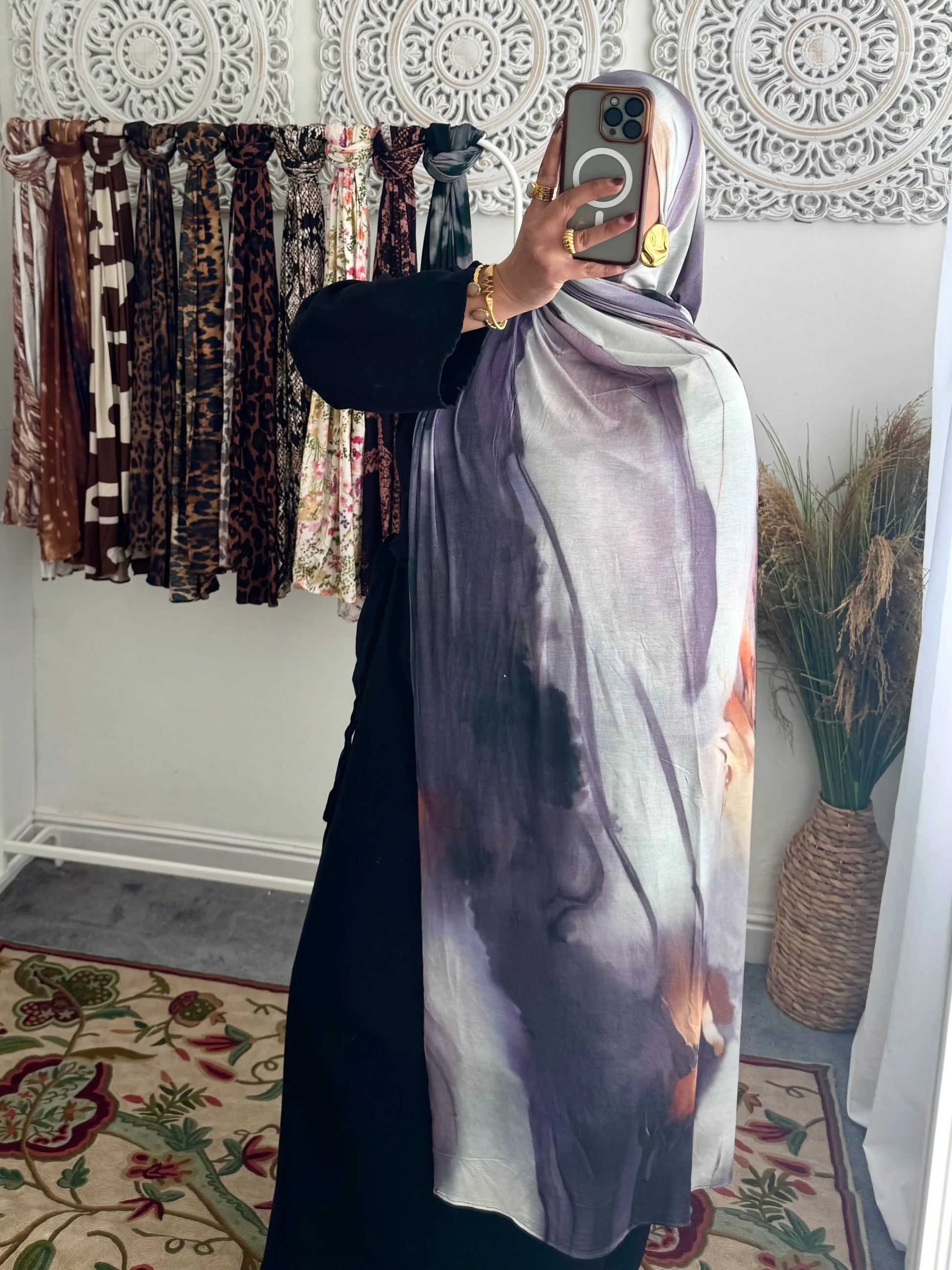 Premium Jersey Lavender hijab - Hijab Junkie UK
