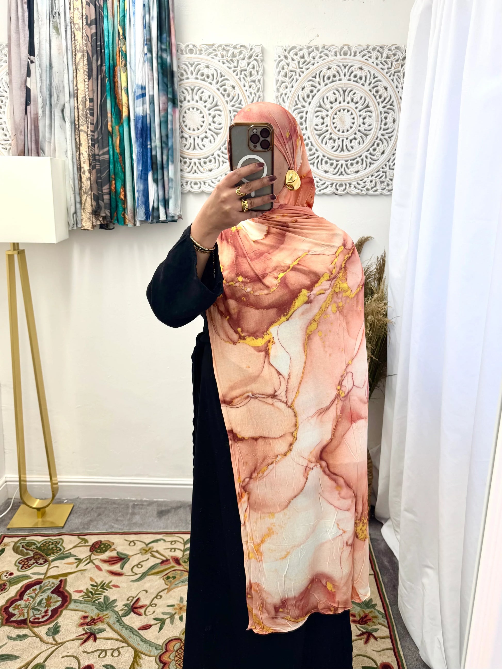 Premium Jersey Candy Floss hijab - Hijab Junkie UK