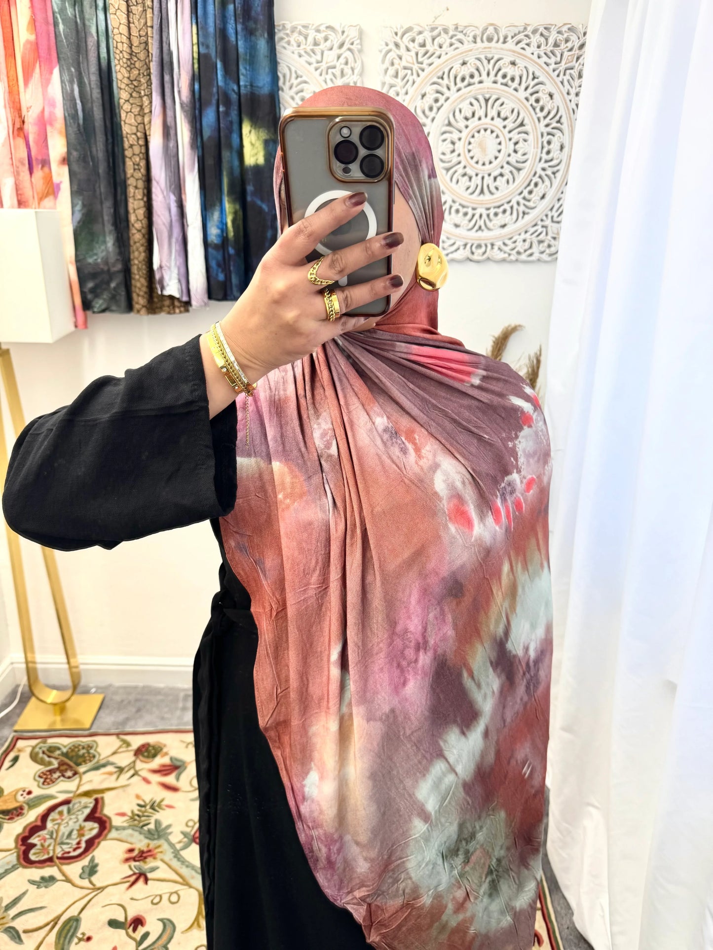 Premium Jersey Rasberry Pink hijab - Hijab Junkie UK