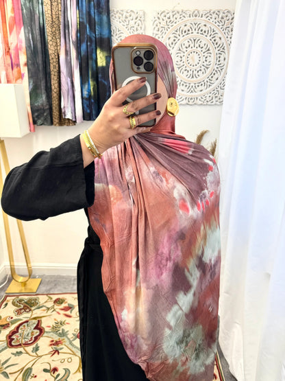 Premium Jersey Rasberry Pink hijab - Hijab Junkie UK