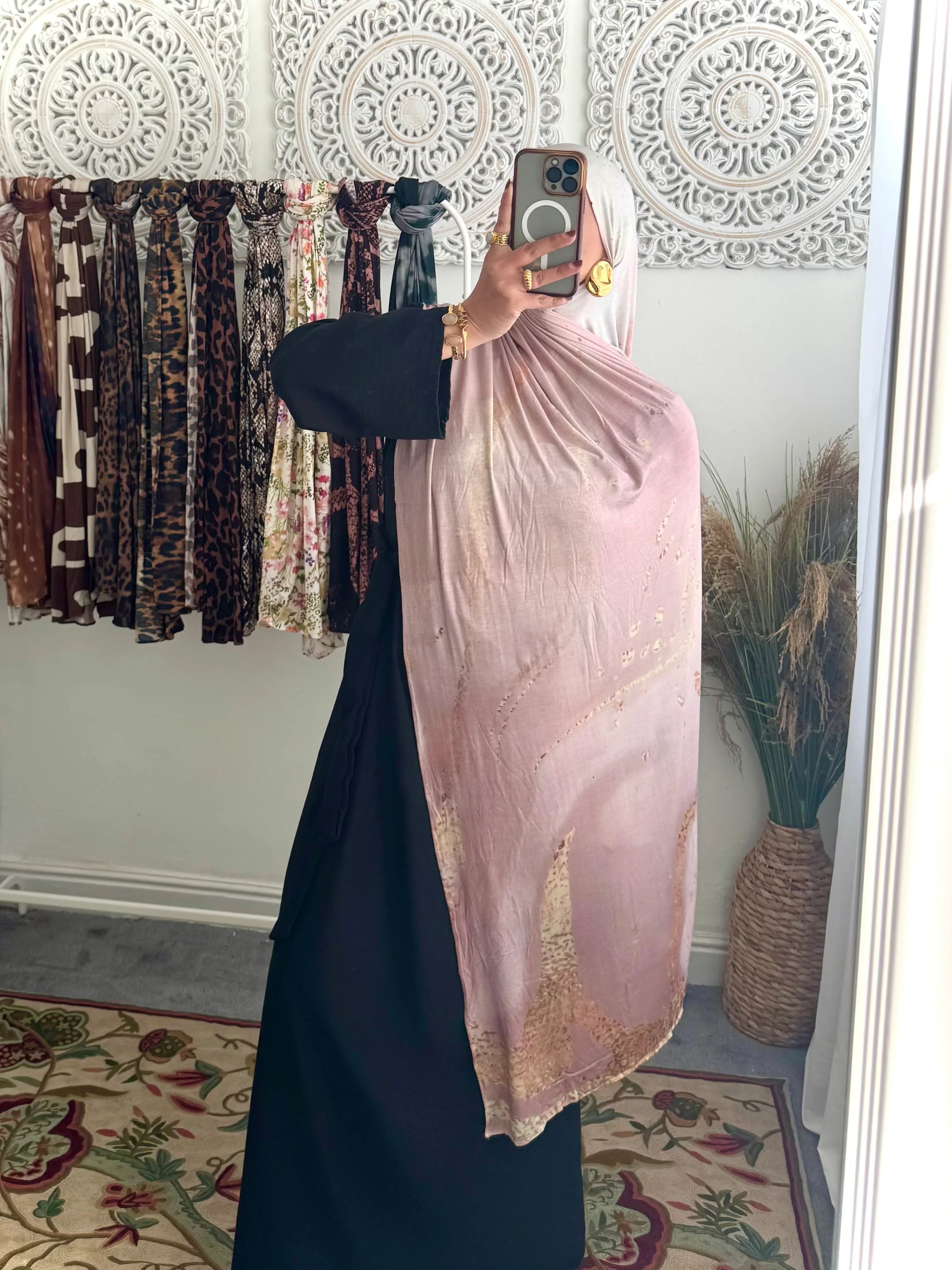Premium Jersey Pale Pink hijab - Hijab Junkie UK