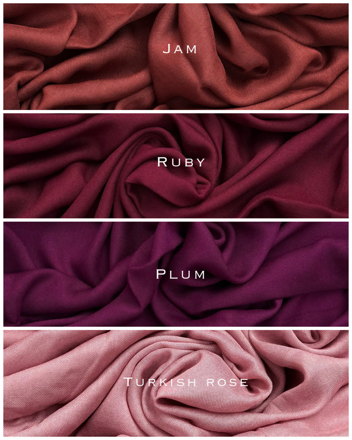 Premium Plain Modal Ruby Hijab