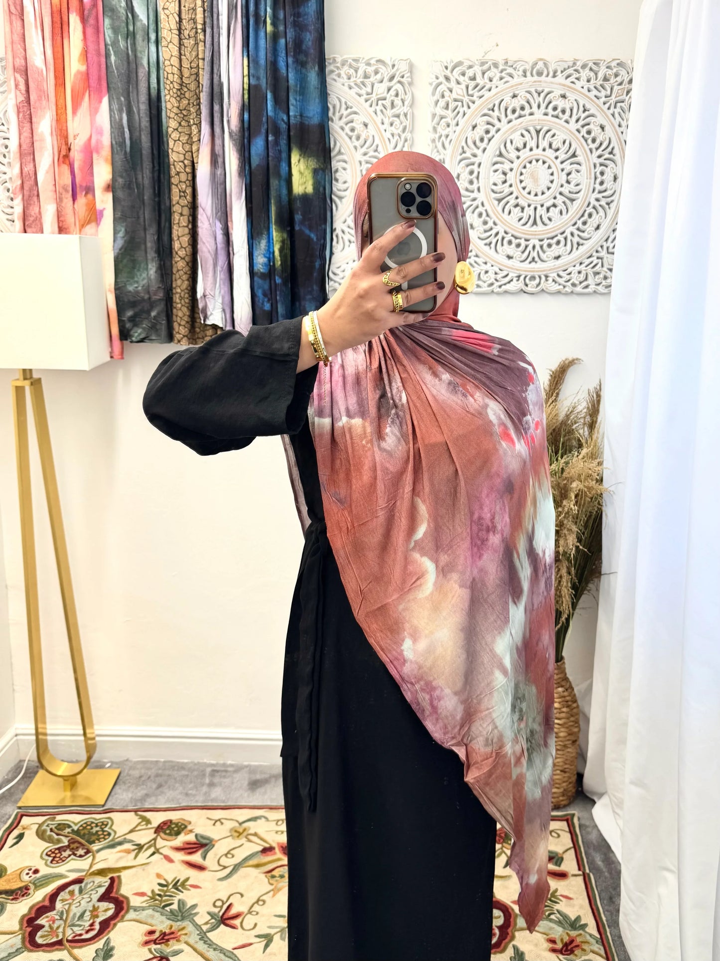 Premium Jersey Rasberry Pink hijab - Hijab Junkie UK