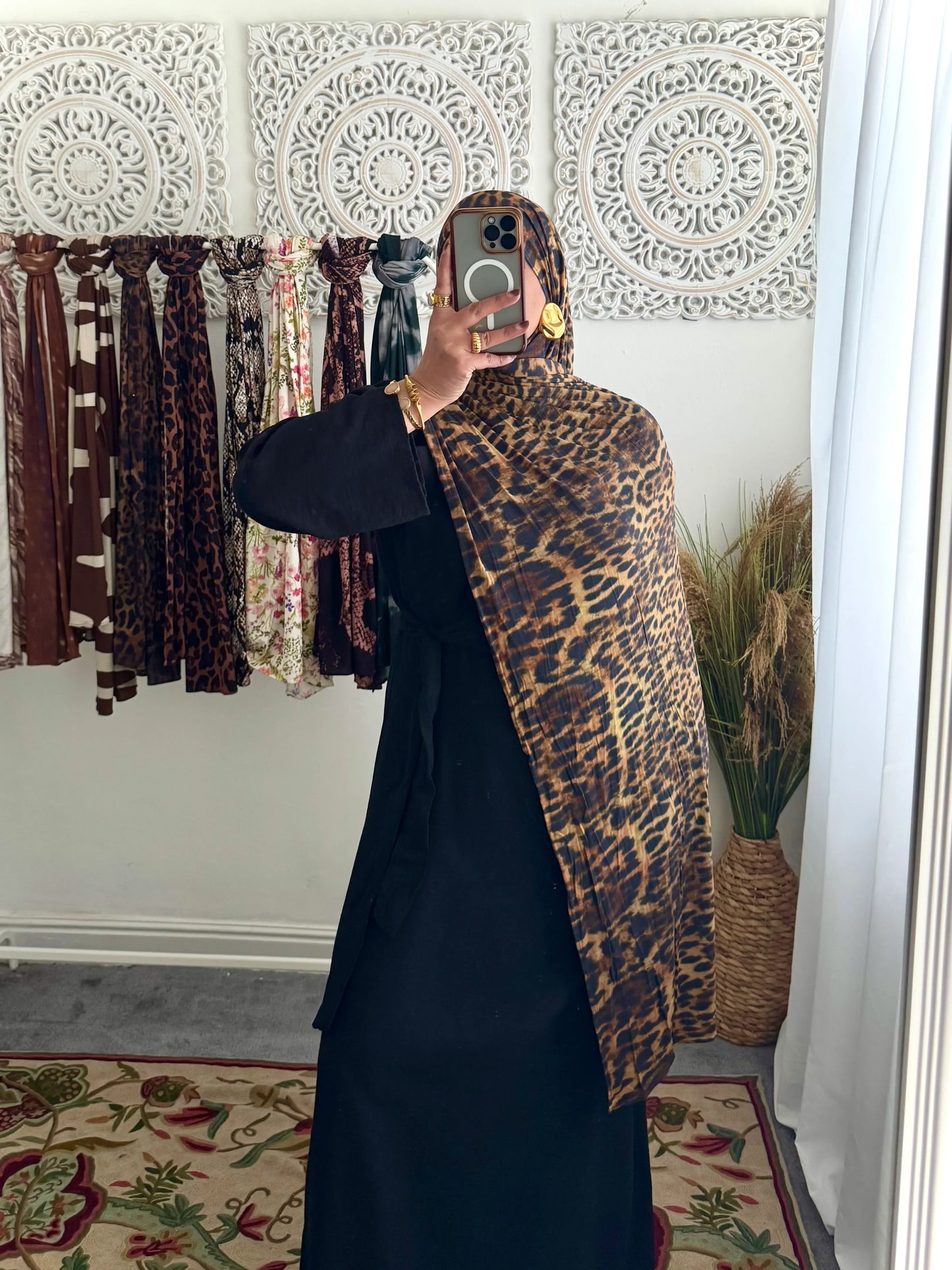 Premium Jersey Wild Saharah hijab - Hijab Junkie UK