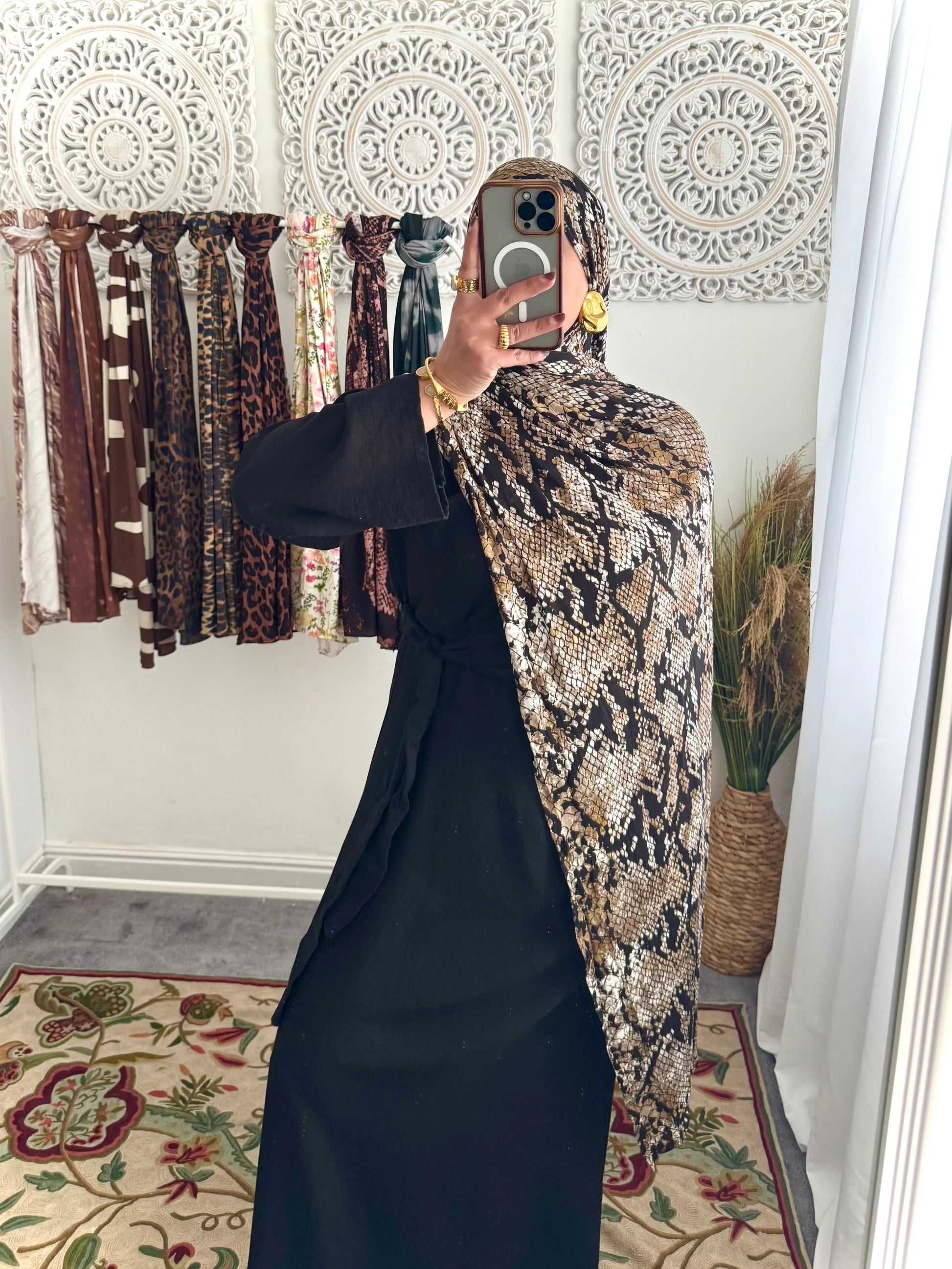 Premium Jersey Sahara Serpent hijab - Hijab Junkie UK