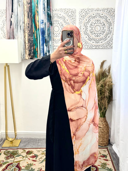 Premium Jersey Candy Floss hijab - Hijab Junkie UK