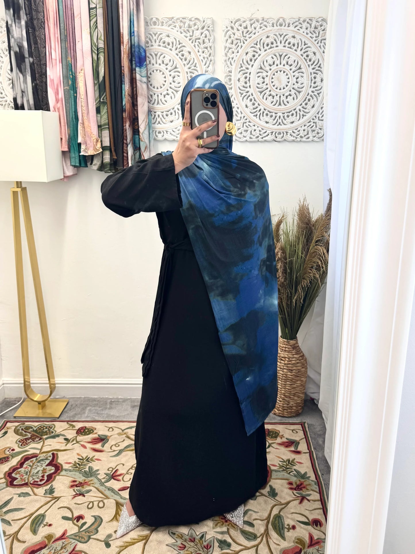 Premium Jersey Powder Blue hijab - Hijab Junkie UK