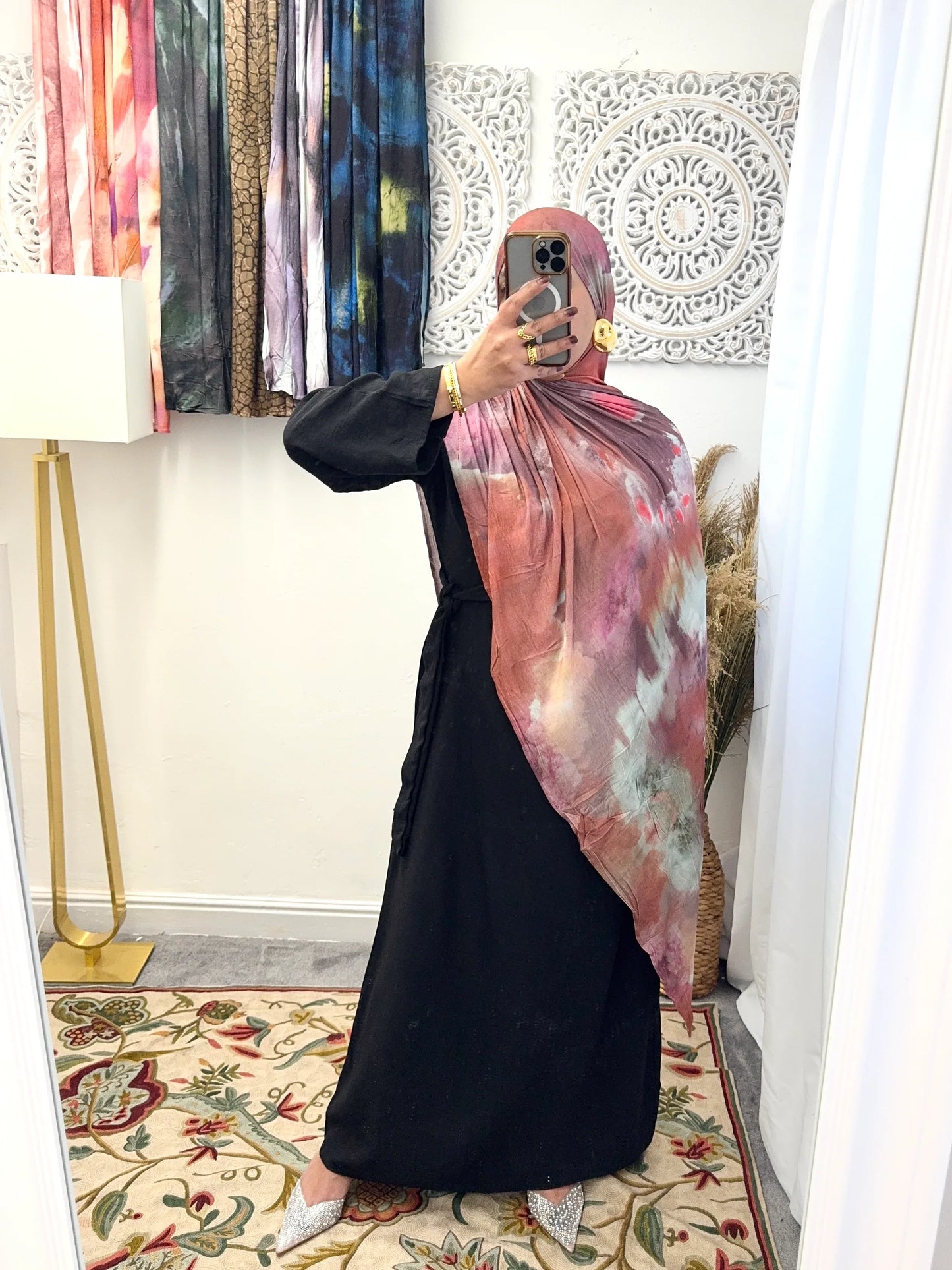 Premium Jersey Rasberry Pink hijab - Hijab Junkie UK