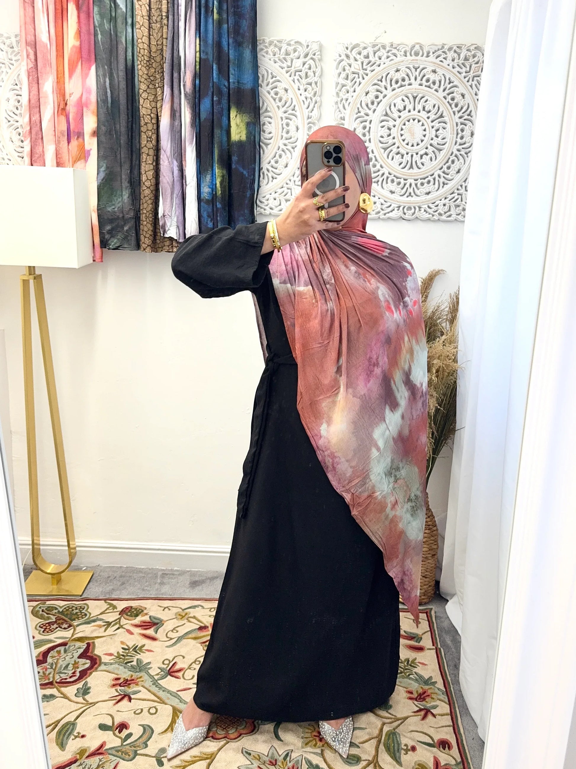 Premium Jersey Rasberry Pink hijab - Hijab Junkie UK