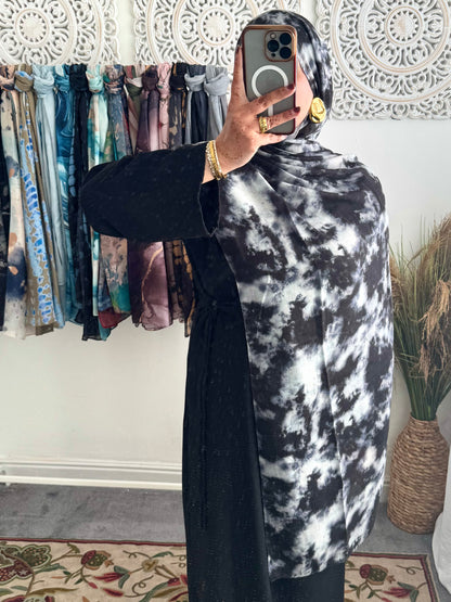 Water coloured Modal Printed Naadir Hijab