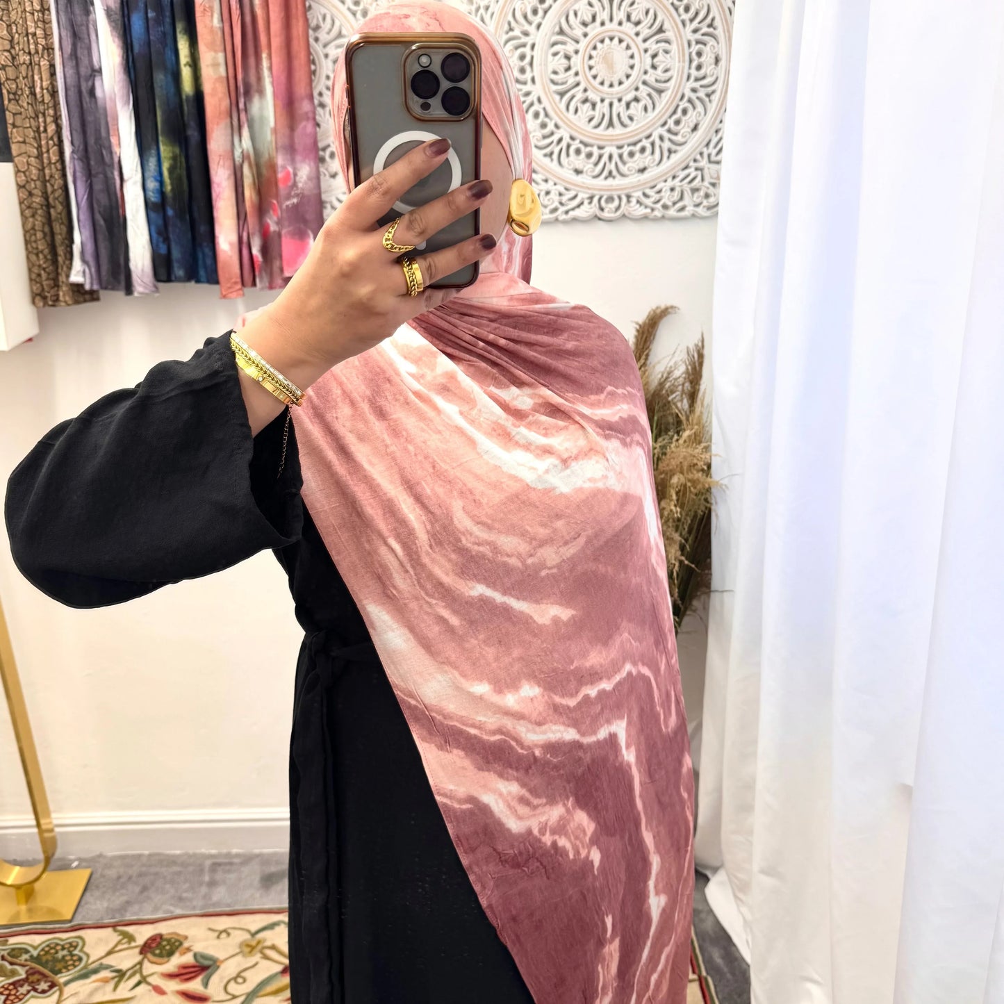 Premium Jersey Lemonade Ripple hijab - Hijab Junkie UK