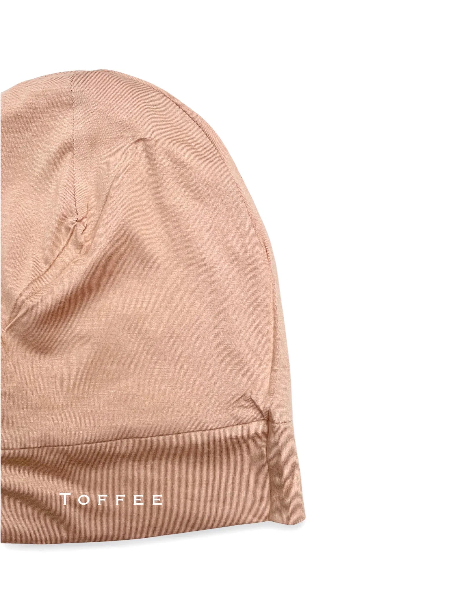 Tube closed inner silk cap choose from chai toffee almond - Hijab Junkie UK