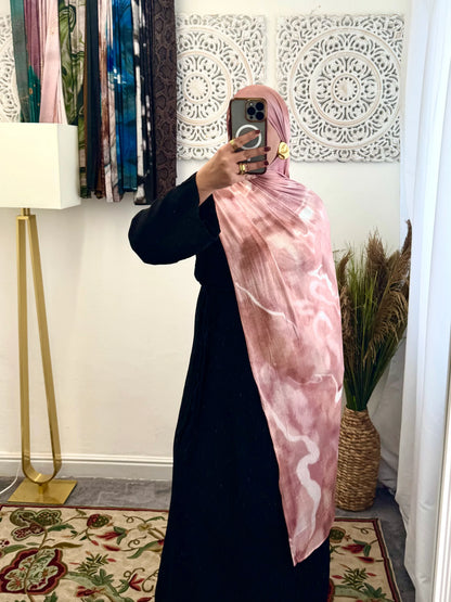 Premium Jersey Hubba Bubba Pink hijab - Hijab Junkie UK