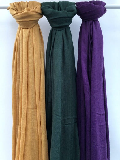 Modal maxi plain aubergine hijab