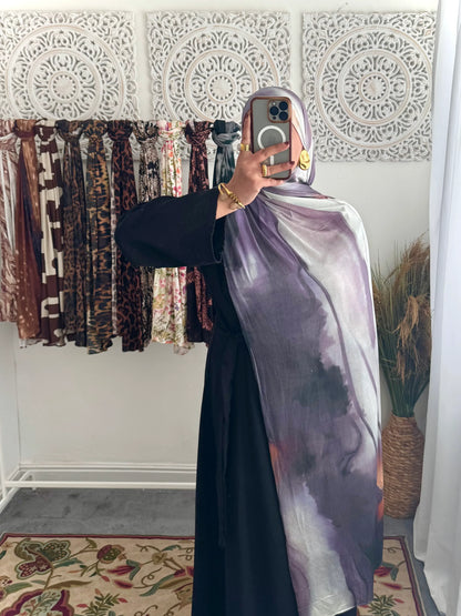 Premium Jersey Lavender hijab - Hijab Junkie UK