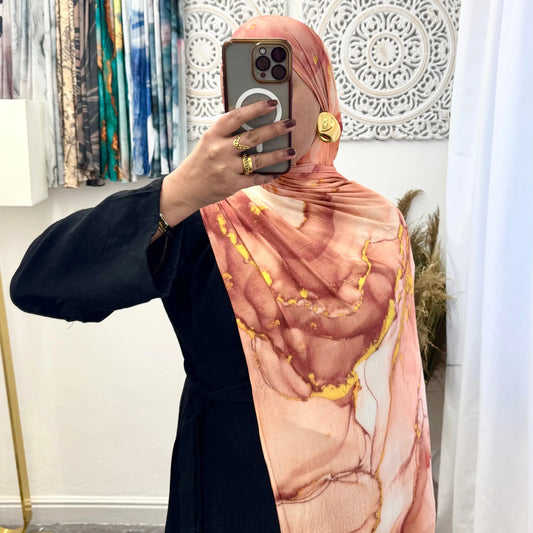 Premium Jersey Candy Floss hijab - Hijab Junkie UK