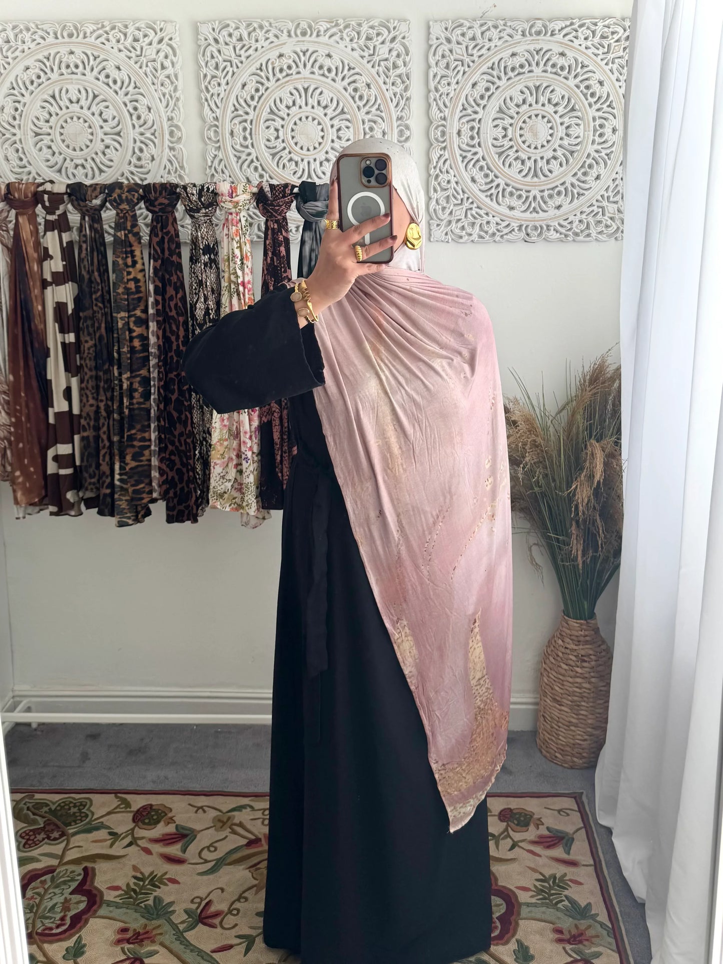 Premium Jersey Pale Pink hijab - Hijab Junkie UK