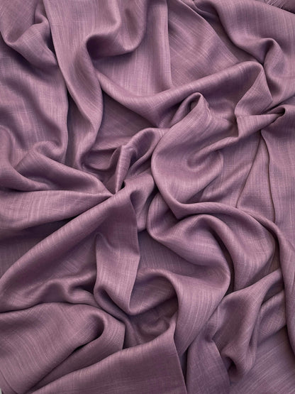 Maxi plain Turkish smooth mauve hijab