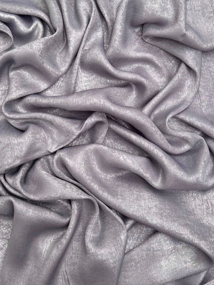Metallic Parus matt antique silver hijab