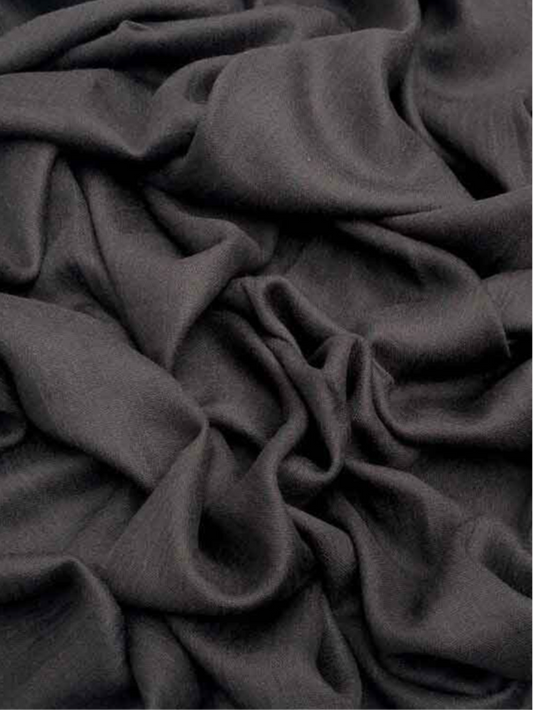 Maxi plain modal jet black hijab