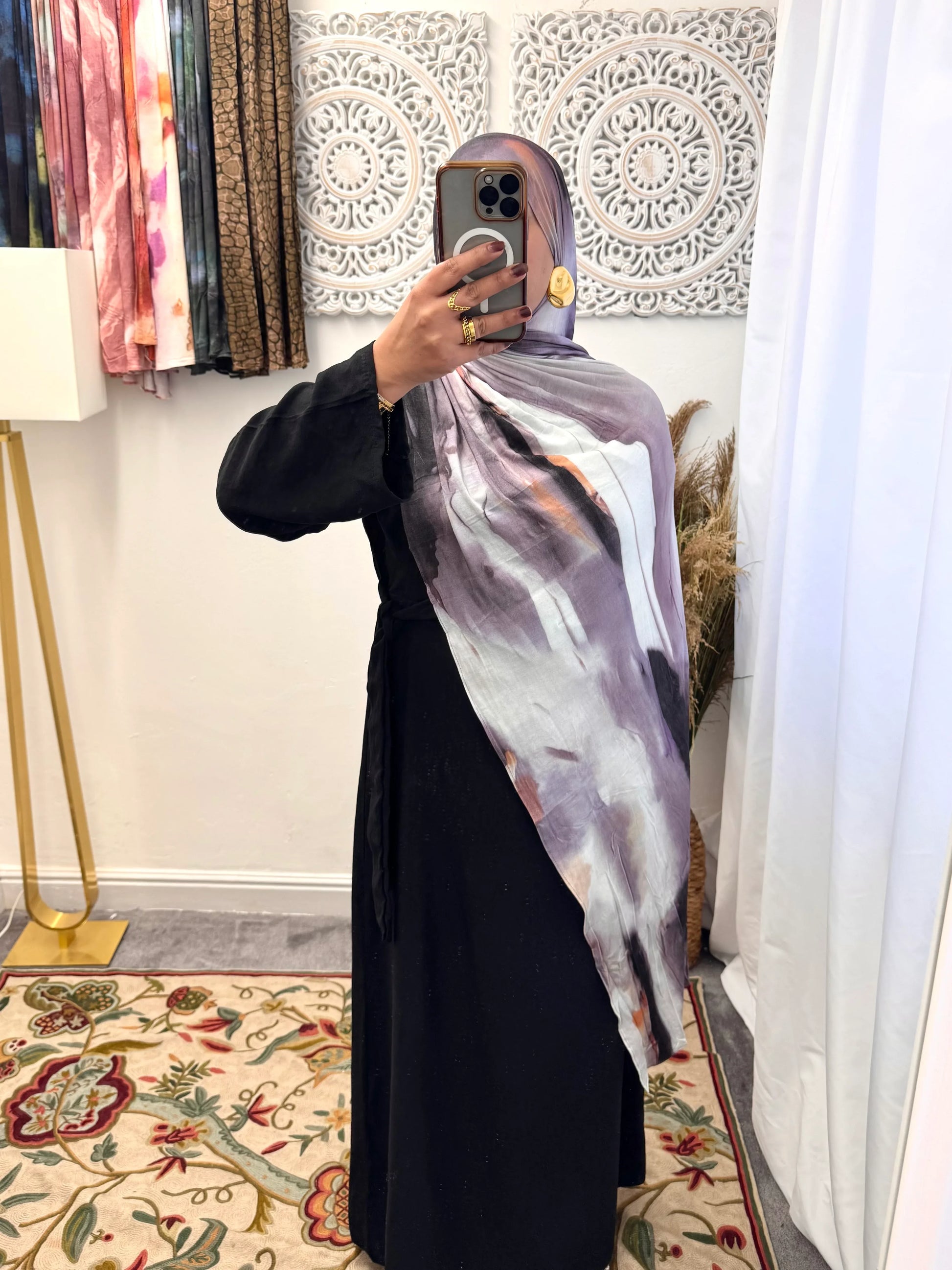 Premium Jersey Iris hijab - Hijab Junkie UK