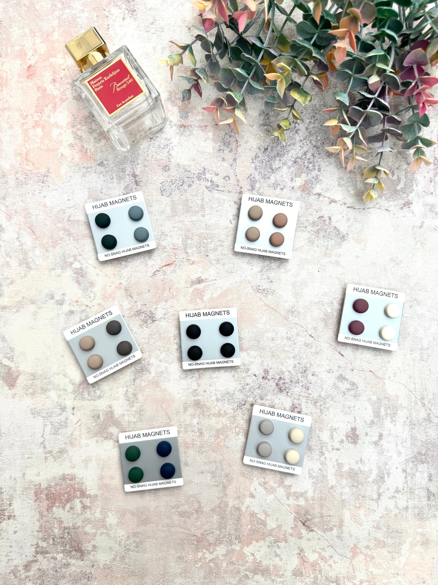 4 Magnet hijab pin set