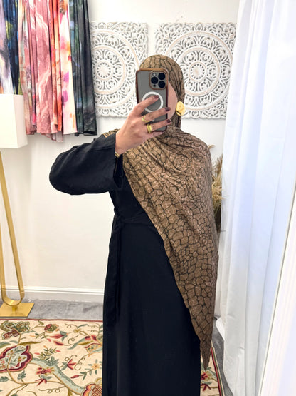 Premium Jersey Honeycomb hijab - Hijab Junkie UK