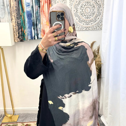Premium Jersey Mocha hijab - Hijab Junkie UK